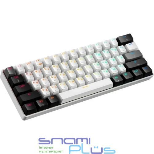 Клавиатура GamePro Genesis Infinity, White/Black (MK130BW) 318113 фото