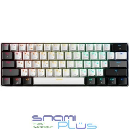 Клавиатура GamePro Genesis Infinity, White/Black (MK130BW) 318113 фото