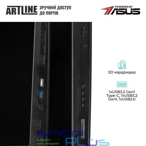 Моноблок Artline Business M74, Black/Silver, 27" FHD, R5 5500GT, 32Gb, 480Gb SSD, V7, DOS (M74v26) 327950 фото