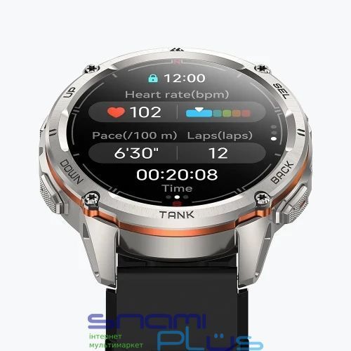 Смарт-годинник Kospet Tank T3 Ultra 2, Silver 317317 фото