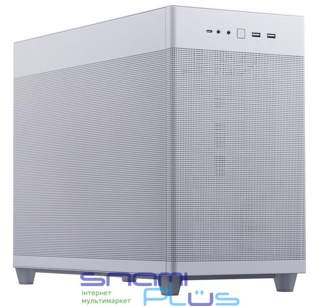 Корпус Asus Prime AP201 White, без БП, Mini Tower, для Micro-ATX / Mini-ITX, 2xUSB 3.2 / 1xType-C, макс. кулер - 170 мм / макс. видеокарта - 338 мм 262780 фото