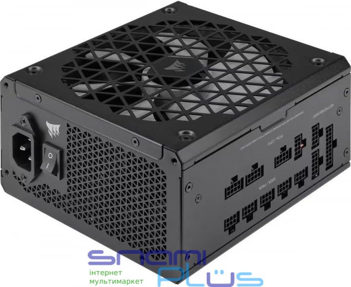 Блок питания 850 Вт, Corsair RM850x SHIFT, Black, модульный, 80+ Gold, 140 мм FDB, 8xMolex / 12xSATA / 1x16-pin / 4x6+2-pin / 2x4+4-pin / 1x20+4-pin, защита OVP/OCP/UVP/SCP/OTP/OPP, ATX12V 3.0 (CP-9020252-EU) 267977 фото