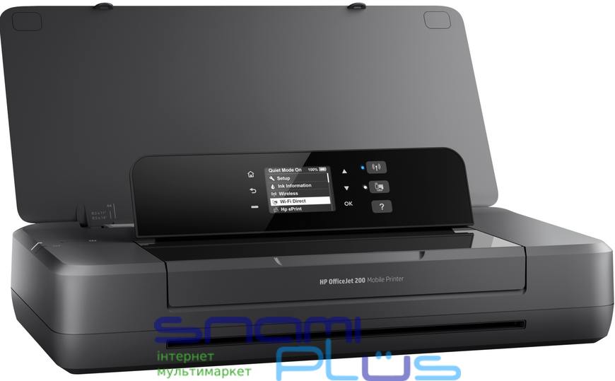 Принтер струменевий кольоровий A4 HP OfficeJet 202, Black, WiFi, 1200х4800 dpi, до 10/7 стор/хв, ч/б РК-екран 2', USB, картриджі 651 (N4K99C) 188886 фото