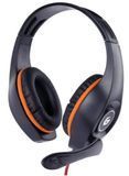 Гарнітура Gembird GHS-05-O Black/Orange 219067 фото