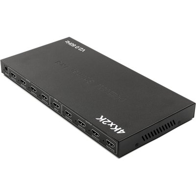 Спліттер HDMI 1x8, версия 2.0, 4K, 3D, 2160Р, PowerPlant (CA912490) 244783 фото