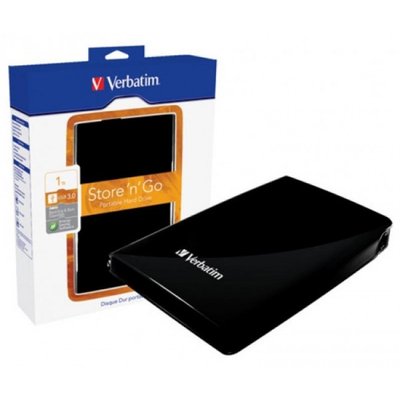Зовнішній жорсткий диск 1Tb Verbatim Store'n'Go, Black, 2.5', USB 3.0 (53023) 103281 фото