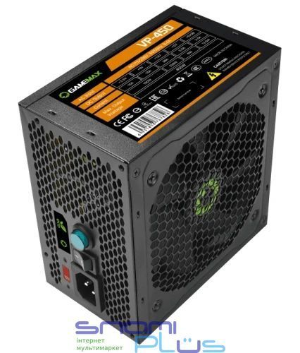 Блок питания 450 Вт, GameMax VP-450, Black 259116 фото
