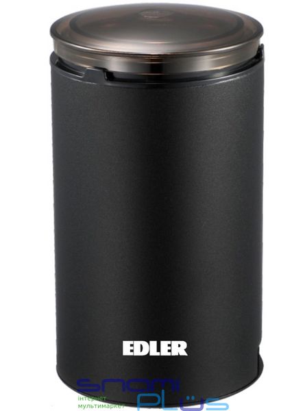Кофемолка Edler EDCG-3010, Black, 150W, 50 г, корпус алюминиевый, нож и чаша из нержавеющей стали, противоскользящие ножки, в комплекте щеточка 285320 фото