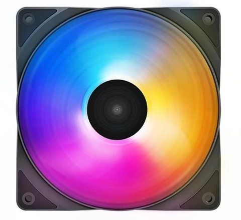 Вентилятор 120 мм, DeepCool RF120 FS, Black (DP-FLED3-RF120-FS) 268162 фото