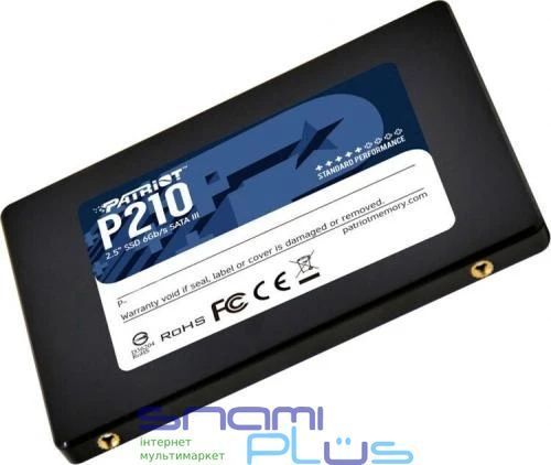 Твердотельный накопитель SSD 512Gb, Patriot P210, SATA3, 2.5" (P210S512G25) 205544 фото