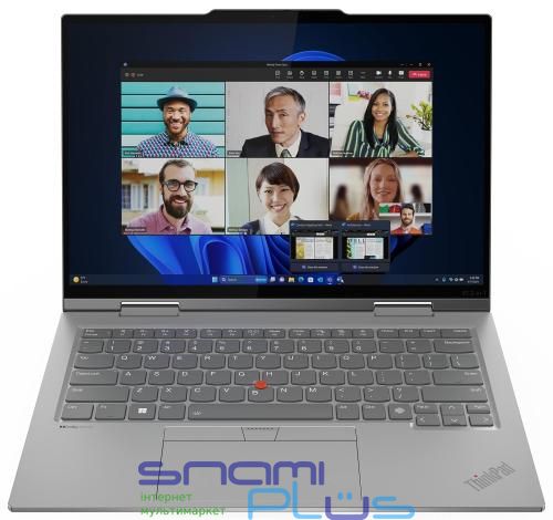 Ноутбук Lenovo ThinkPad X1 2-in-1 Gen 9, Grey, 14' (2880x1800, OLED), Core Ultra 7 155U (12x1.7-4.8 GHz), 32Gb LPDDR5x, 2Tb NVMe, Intel Graphics, WiFi 6E, Bluetooth 5.3, Web, Pen, 2xType-C / 2xUSB 3.0, HDMI, 57 Wh, Windows 11 Pro (21KE003LRA) 289916 фото