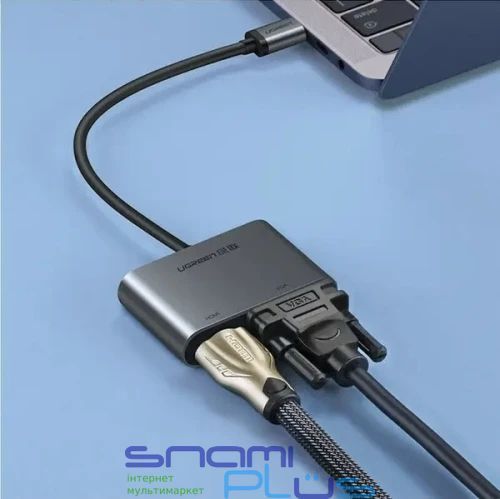 Хаб USB Ugreen CM162, Black (50505) 312765 фото
