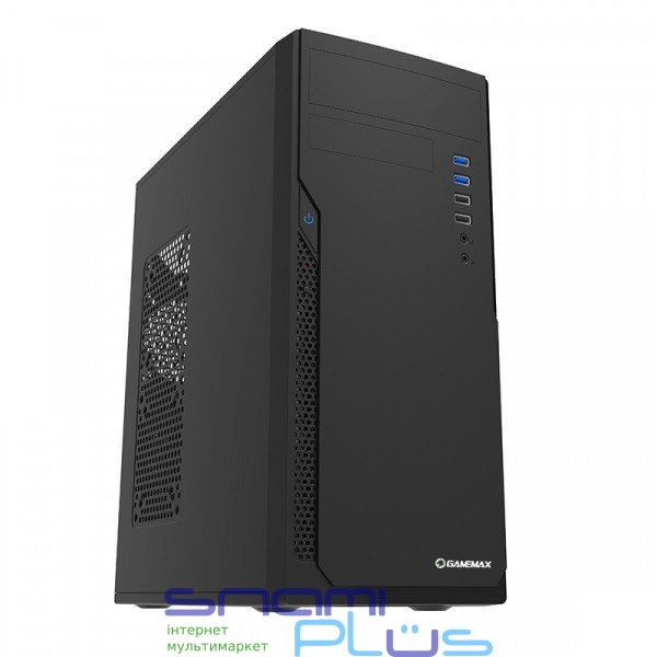 Корпус GameMax ET-211-400W-2U3 Black, 400 Вт, Midi Tower, ATX / Micro ATX / Mini ITX, 2хUSB 3.0, 2xUSB 2.0 216791 фото