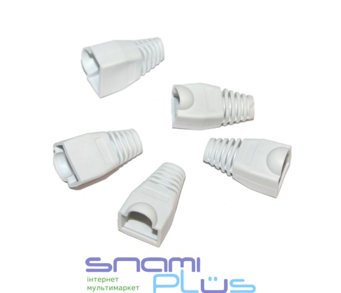 Ковпачок RJ45, ізолюючий, White, 100 шт 142509 фото