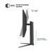Монітор 32" Qube Overlord G32Q180HS, Black 327956 фото 6