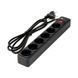 Фільтр мережевий GTL EU06K, 6 розеток, 5 м, Black, 1xType-C / 1xUSB (GTL-XH-EU06K-5B) 323544 фото 1