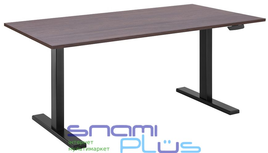 Комп'ютерний стіл 2E СЕ150W, Dark Wood, стільниця 150 x 75 см, ламіноване ДСП, регульована висота 620 - 1280 мм, до 80 кг (2E-CE150WDARK-MOTORIZED) 277507 фото