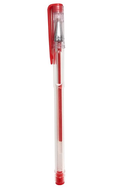 Ручка гелева 0.5 мм, H-Tone, червона, 40 од (JJ20201-red) 247154 фото