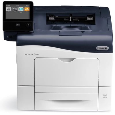 Принтер лазерний кольоровий A4 Xerox VersaLink C400, Grey/Dark Blue, WiFi, 1200x1200 dpi, дуплекс, до 35 стор/хв, сенсорний дисплей 5', USB / Lan, картриджі 106R03508 (C400V_DN) 241378 фото