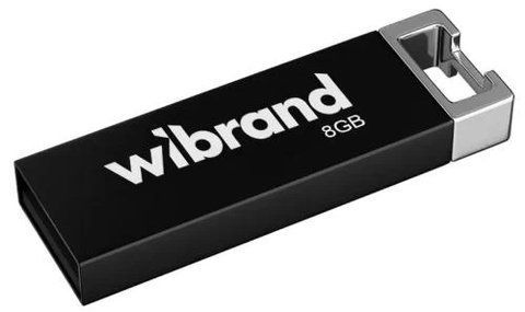 Флеш накопитель USB 8Gb Wibrand Chameleon, Black, USB 2.0 (WI2.0/CH8U6B) 286639 фото