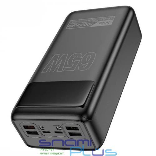 Универсальная мобильная батарея 50000 mAh, Hoco DB81A "Apollo", Black, 65 Вт 319648 фото