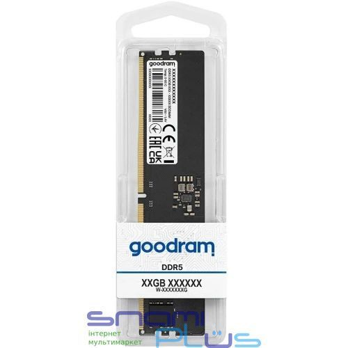 Память 8Gb DDR5, 5600 MHz, Goodram, CL46, 1.1V (GR5600D564L46S/8G) 317987 фото