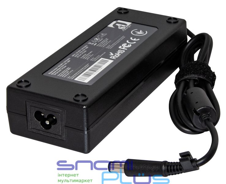 Блок питания 1stCharger для ноутбуков HP 120W 18.5V 6.5A 7.4x5.0 силовой кабель Retail BOX (AC1STHP120WC1) 220485 фото