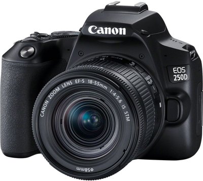 Дзеркальний фотоапарат Canon EOS 250D kit 18-55 IS STM Black 178960 фото