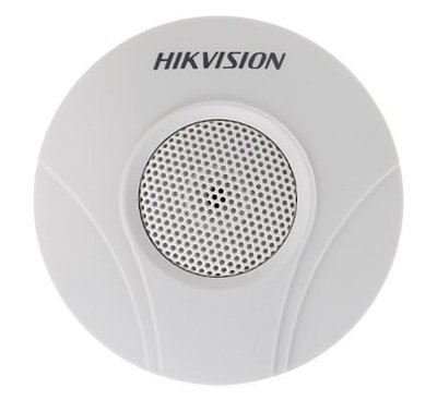 Мікрофон зовнішній Hikvision DS-2FP2020,70м2, 34дБ, 20Гц～20кГц, SNR 60дБ /40дБ/1КГц /1Pa, 600 Ом, DC12В, 25мА, Ø 78 x 28мм, 0.06кг 246555 фото