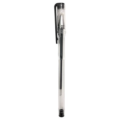Ручка гелева 0.5 мм, H-Tone, чорна, 40 од (JJ20201-black) 247155 фото