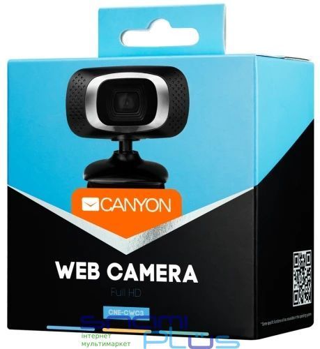 Веб-камера Canyon C3, Black (CNE-CWC3N) 205452 фото