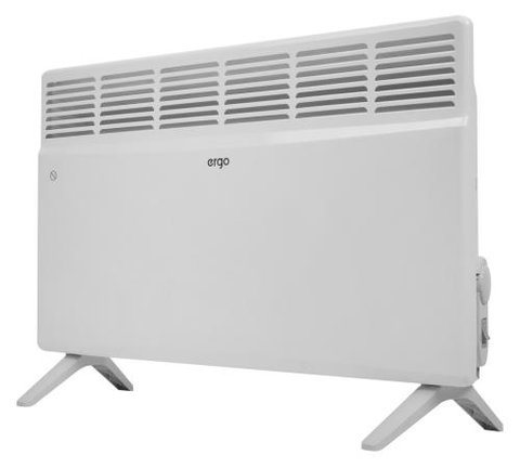 Конвектор Ergo HCU 212020 White, 2000W, площа обслуговування 20 кв.м, термостат механічний, установка настінна/підлогова, 785 х 120 х 450 мм 233034 фото