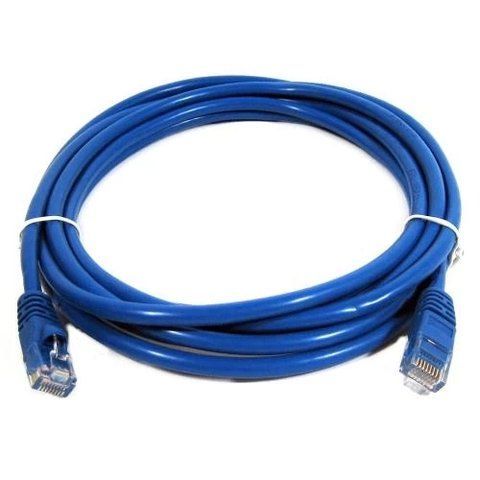 Патч-корд 3 м, UTP, Blue, ATcom, Cat.5e, CCA, PVC (9162) 61305 фото