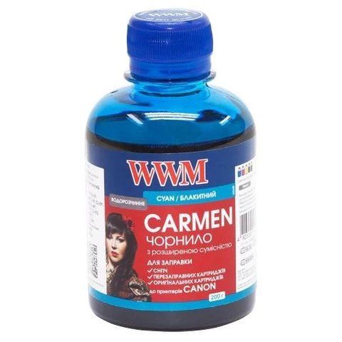 Чорнило WWM Canon CARMEN, Cyan, 200 мл, водорозчинне, універсальне (CU/C) 49660 фото