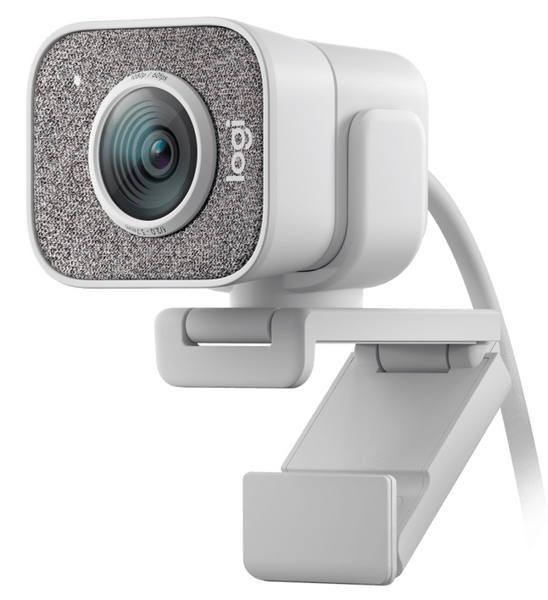 Веб-камера Logitech StreamCam, White, 1920x1080/60 fps, стереомікрофон з функцією придушення шуму, автофокусування, широкий кут огляду (78°), об'єктив зі скляними лінзами, універсальне кріплення, USB Type-C, 1.5 м (960-001297) 222470 фото