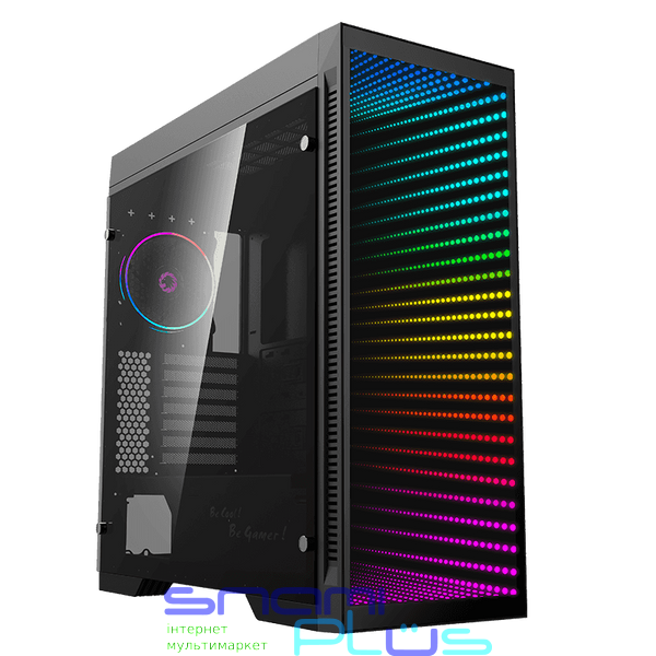 Корпус GameMax Abyss-TR Black, без БП, Full Tower, EATX / ATX / Micro ATX / Mini ITX, 2хUSB 3.1, 2хUSB 2.0, 1x120 мм LED, 512x212x526 мм, 0.8 мм, 8.8 кг 209076 фото