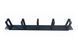 Кабельный организатор 1U, 19", Cablexpert, Black, горизонтальный, на 5 колец (19C-CM-03) 294204 фото 1