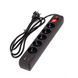 Фильтр сетевой GTL EU05FK, 5 розеток, 3 м, Black, 1xType-C / 1xUSB (GTL-XH-EU05FK-3B) 323546 фото 1