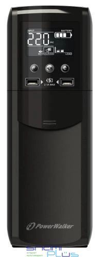 Джерело безперебійного живлення PowerWalker VI 1500 CSW, Black, 1500ВА/900Вт (10121114) 224942 фото
