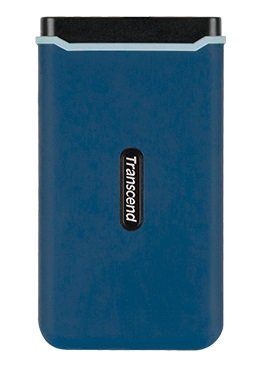 Зовнішній накопичувач SSD, 500Gb, Transcend ESD370C, Dark Blue, USB 3.1, 1050/950 MB/s, 3D TLC (TS500GESD370C) 217259 фото
