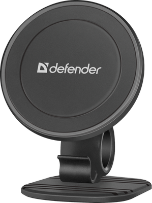 Автотримач для телефону Defender CH-115+, Black, на панель приладів, фіксація на магніті, дозволяє повертати прикріплений пристрій на 360° (29115) 225599 фото