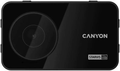 Автомобільний відеореєстратор Canyon DVR10GPS, Black, GPS, WiFi, 1920x1080 (Sony IMX307, 60 fps), кут огляду 136°, 3' (640x360, IPS), microSDXC, Type-C (CND-DVR10GPS) 276571 фото