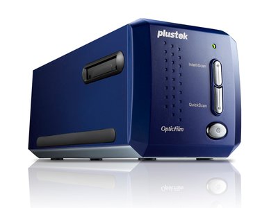 Сканер Plustek OpticFilm 8100, Dark Blue, плівковий, 7200 dpi, 48-bit, CCD, USB 2.0, 120x272x119 мм, 1.6 кг (0225TS) 198716 фото