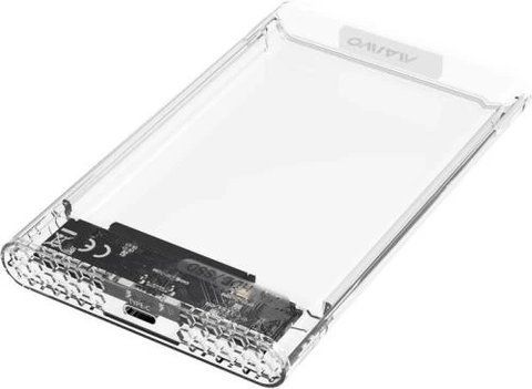 Кишеня зовнішня Maiwo, Transparent, 2.5", Type-C 3.1 Gen1 (K2510) 277370 фото