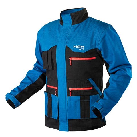 Куртка робоча Neo Tools HD+, Black/Blue, розмір L/52, універсальна (81-215-L) 185088 фото