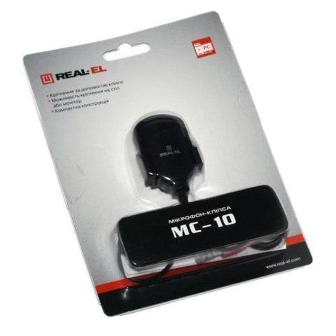 Мікрофон REAL-EL MC-10 Black 138601 фото