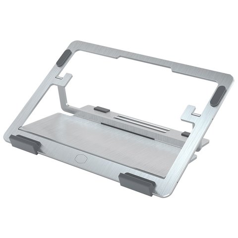 Підставка для ноутбука до 15.6' Cooler Master ErgoStand Air, Silver, алюмінієва, 298х215х17 мм, 630 г (MNX-SSEW-NNNNN-R1) 243163 фото