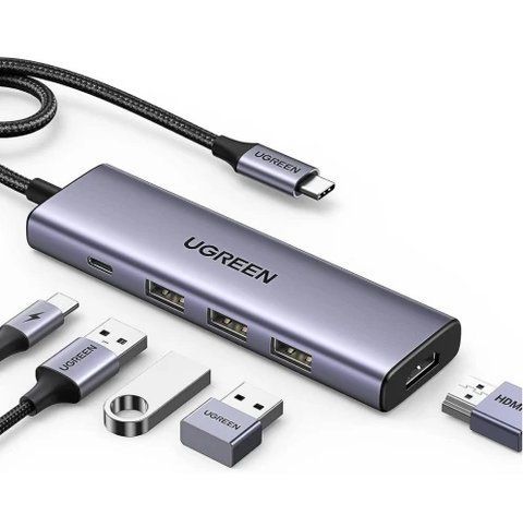 Хаб USB Ugreen CM511, Grey (15597) 312756 фото