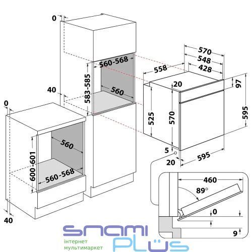 Духовой шкаф Whirlpool OMSR58CU1SB 280871 фото