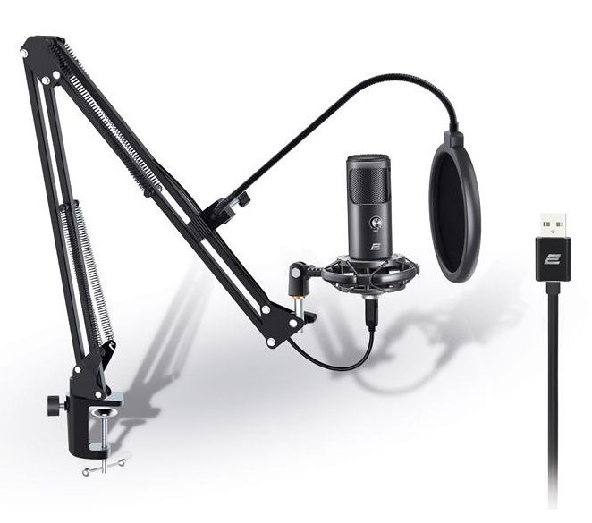 Мікрофон 2E Maono MPC021, Black, для стрімінгу, кардіоїда, USB, 2.5 м (2E-MPC021) 262093 фото